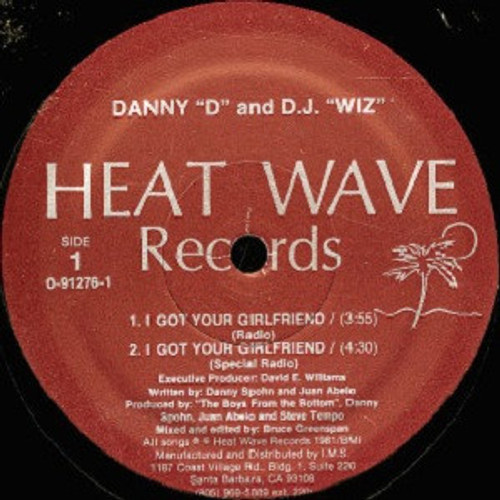 Danny "D" & D.J. "Wiz" - I Got Your Girlfriend (12")
