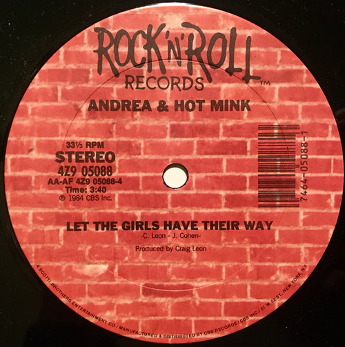 Andrea & Hot Mink - Let The Girls Have Their Way (12")