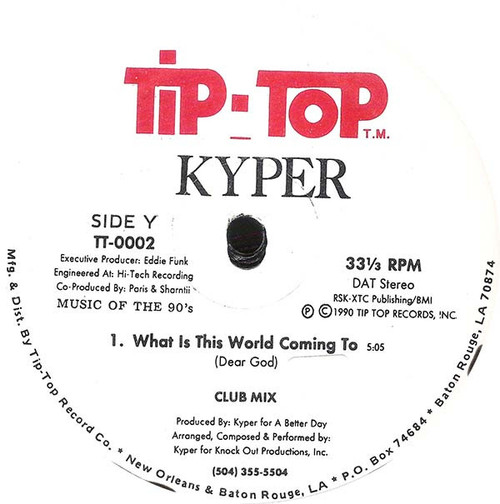 Kyper - What Is The World Coming To (Dear God) (12")