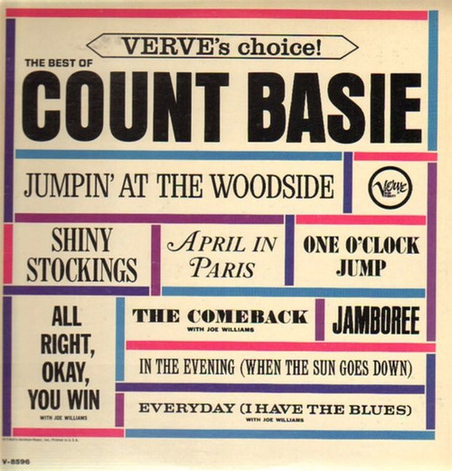 Count Basie - The Best Of Count Basie (LP, Comp, Mono)