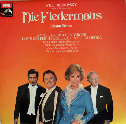 J. Strauss 2nd*, Vienna State Opera Chorus*, Vienna Symphony Orchestra*, Willi Boskovsky - Die Fledermaus Highlights (LP, Album)