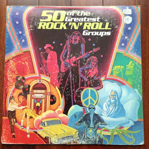Various - 50 Of The Greatest Rock'n'Roll Groups Vol.2 (2xLP, Comp)