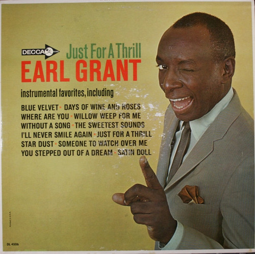 Earl Grant - Just For A Thrill (LP, Album, Mono)