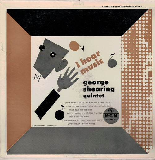 George Shearing Quintet* - I Hear Music (LP, Album, Mono)