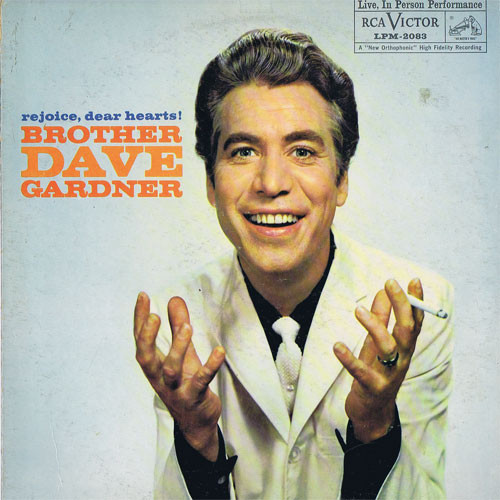 Brother Dave Gardner - Rejoice, Dear Hearts! - RCA Victor - LPM-2083 - LP, Album, Mono 774002899