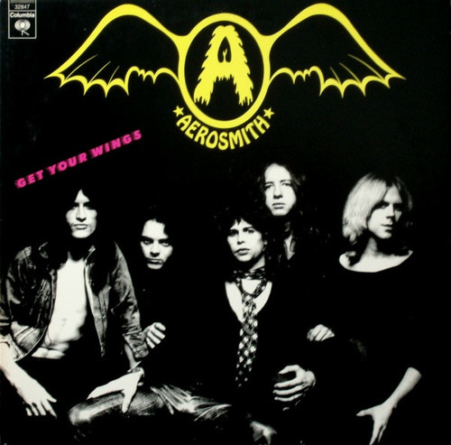 Aerosmith - Get Your Wings (LP, Album, RE, Pit)