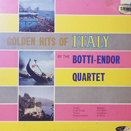 Botti-Endor Quartet - Golden Hits Of Italy (LP, Mono)