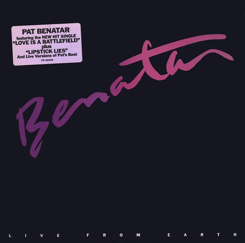Pat Benatar - Live From Earth - Chrysalis - FV 41444 - LP, Album, PRC 774784340