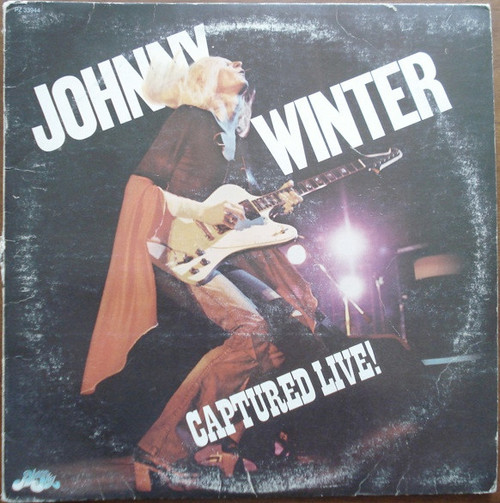 Johnny Winter - Captured Live! (LP, Album, Bla)