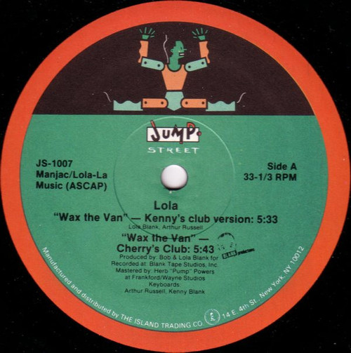 Lola - Wax The Van - Jump Street Records - JS-1007 - 12" 776874974