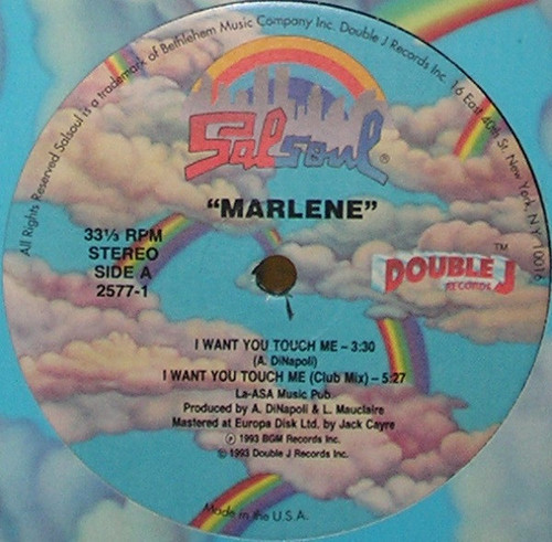 Marlene - I Want You, Touch Me (12")