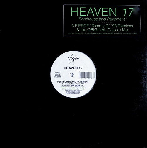Heaven 17 - Penthouse And Pavement - The Tommy D Remixes (12", Single)