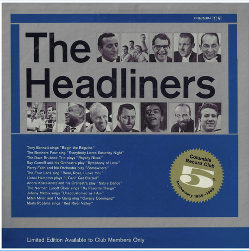 Various - The Headliners (LP, Comp, Mono, Club, Ltd, Smplr, CRC)
