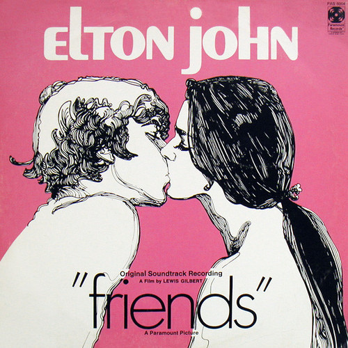 Elton John - Friends (LP, Album, Mon)