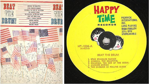 Happy Times Records - Beat The Drum! The Favorite Marches Of America's Children! (LP, Album, Comp)