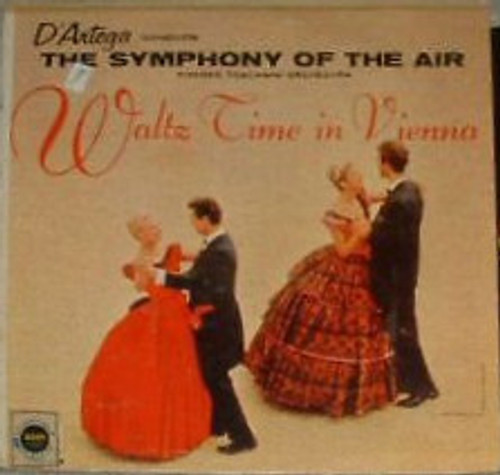 D'Artega* Conducts The Symphony Of The Air* - Waltz Time In Vienna (LP)