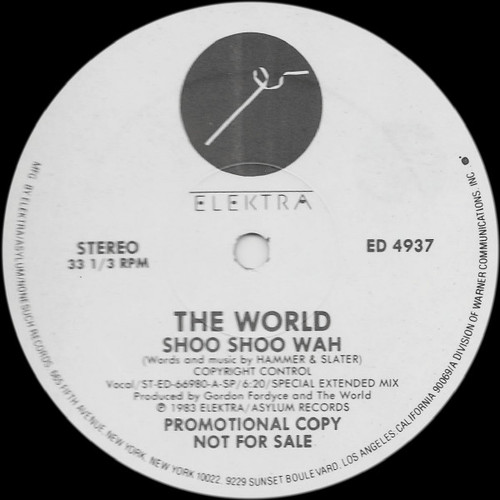 The World - Shoo Shoo Wah (12", Promo, SP )