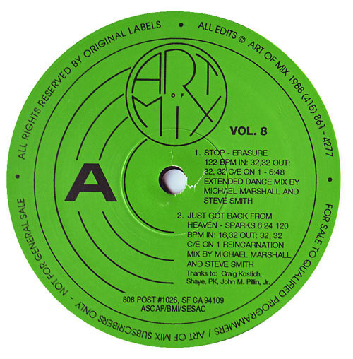 Various - Art Of Mix - Vol. 8 - Art Of Mix - AM 8808 - 12", Promo, Bla 793413151