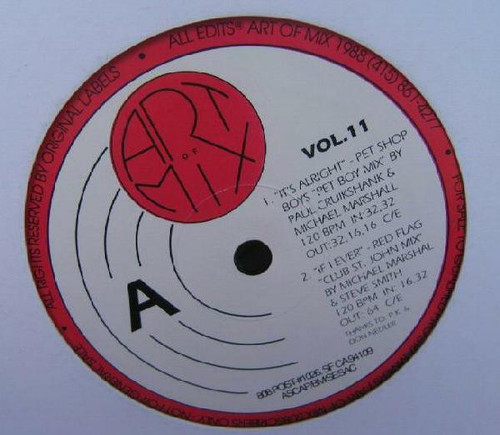 Various - Art Of Mix - Vol. 11 - Art Of Mix - AM 8811 - 12", Promo 793420001