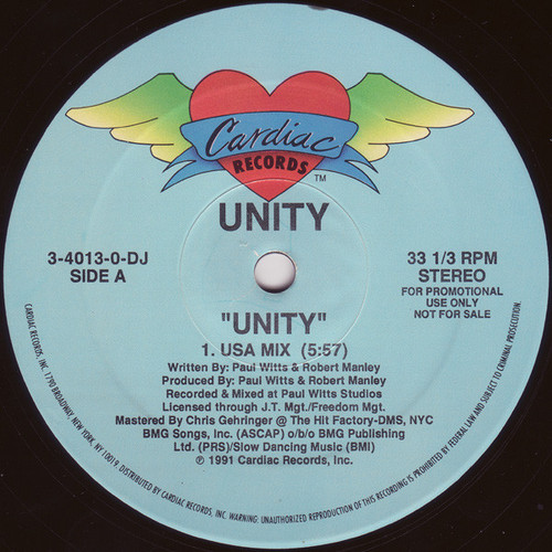 Unity - Unity (12", Promo)