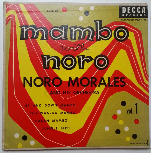 Noro Morales And His Orchestra* - Mambo With Noro Vol. 1 (7", EP)