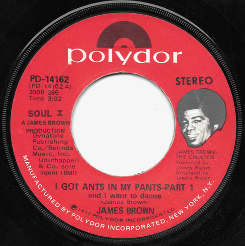 James Brown - I Got Ants In My Pants (And I Want To Dance) (7", Scr)