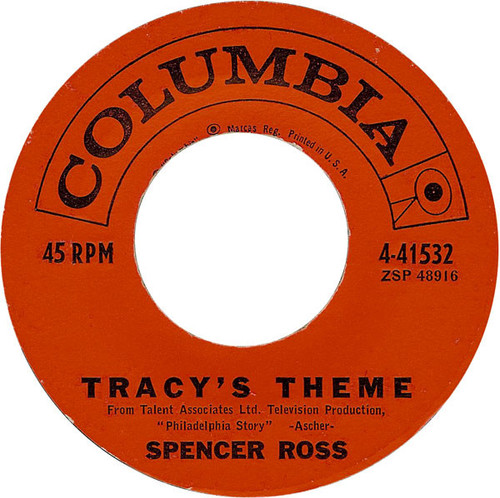 Spencer Ross - Tracy's Theme / Thanksgiving Day Parade (7", Single)