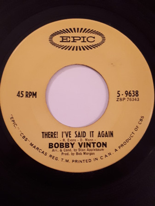 Bobby Vinton - There! I've Said It Again - Epic - 2826369 - 7", Single 794715178