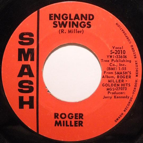 Roger Miller - England Swings (7", Single, Styrene, Ric)