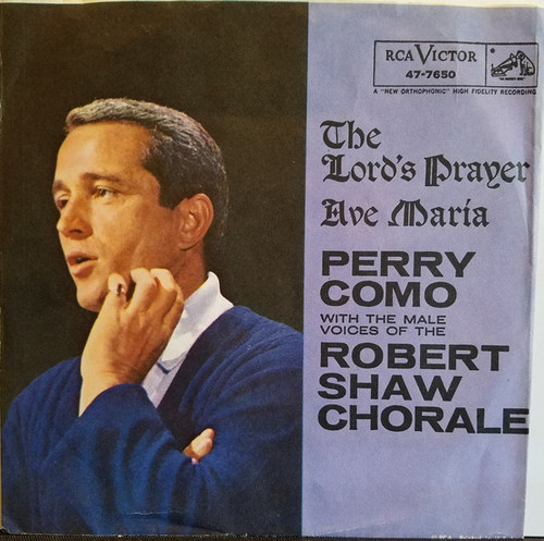 Perry Como - Ave Maria / The Lord's Prayer (7")