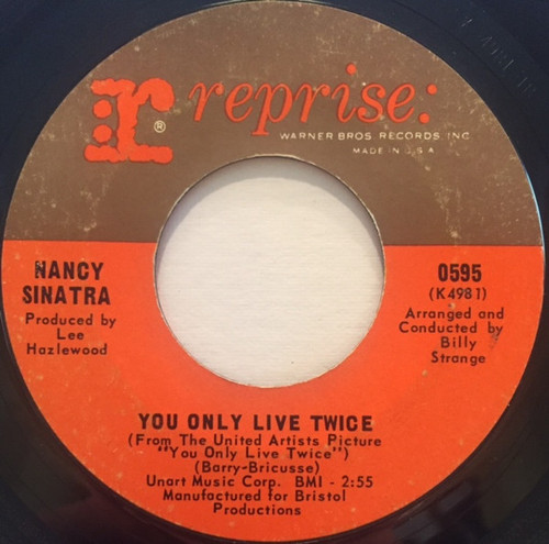 Nancy Sinatra / Nancy Sinatra & Lee Hazlewood - You Only Live Twice / Jackson (7", Single, Styrene, Ter)