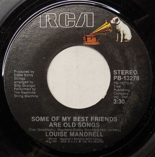 Louise Mandrell - Some Of My Best Friends Are Old Songs (7", Single)