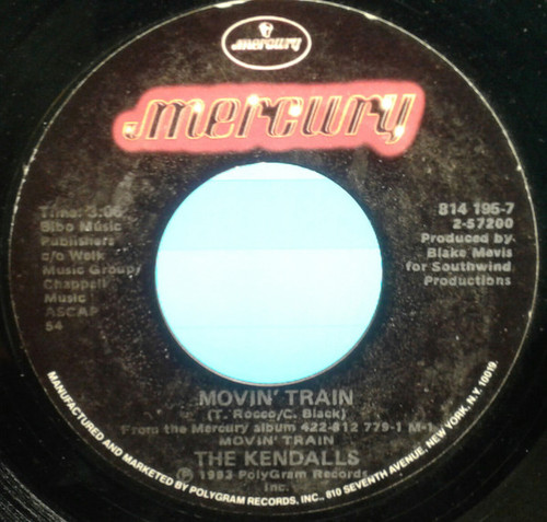 The Kendalls - Movin' Train (7", Single, 54)