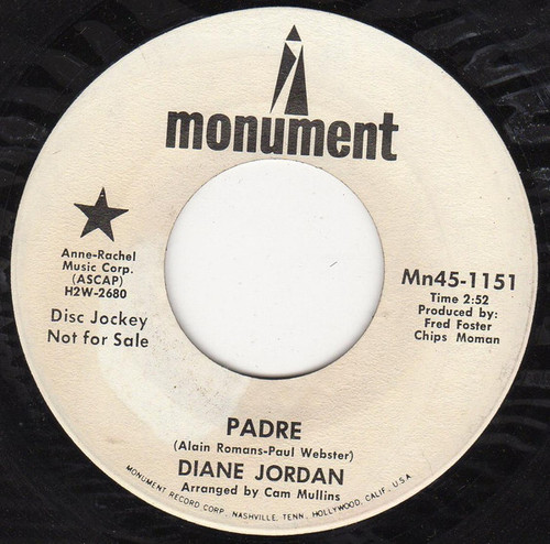 Diane Jordan - Padre (7", Promo)