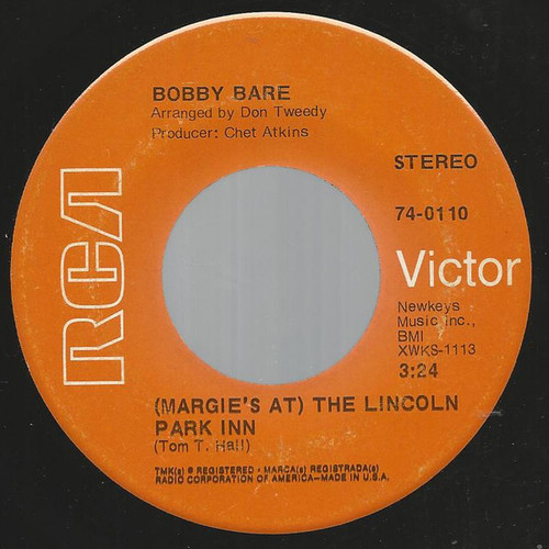 Bobby Bare - (Margie's At) The Lincoln Park Inn / Rainy Day In Richmond (7", Single)