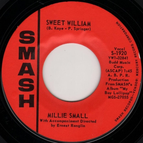 Millie Small - Sweet William (7", Single)