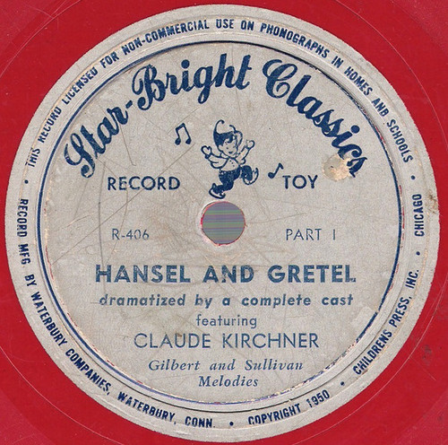 Claude Kirchner - Hansel And Gretel (7", Red)