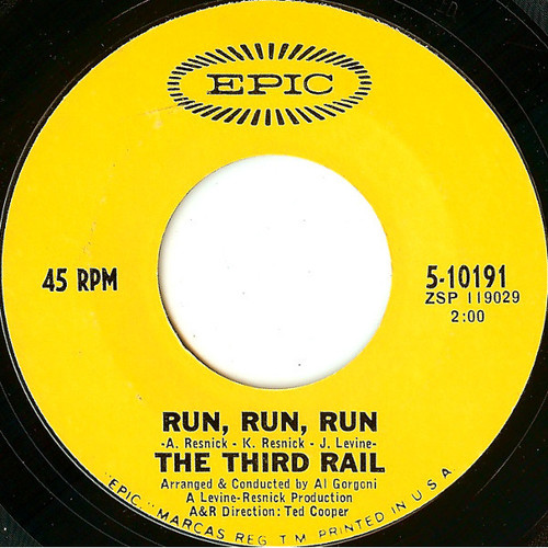 The Third Rail - Run, Run, Run / No Return (7", Single, Styrene, Pit)