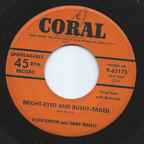 Jimmy Wakely And Eileen Barton - Twilight Time In Tennessee / Bright-Eyed And Bushy-Tailed (7", Single)