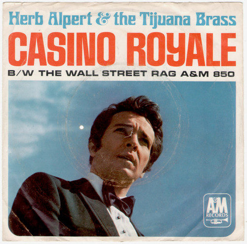 Herb Alpert And The Tijuana Brass* - Casino Royale (7", Styrene, Mon)