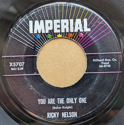 Ricky Nelson (2) - You Are The Only One / Milk Cow Blues (7")