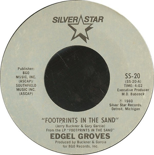 Edgel Groves - Footprints In The Sand (7")