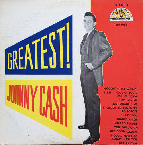 Johnny Cash - Greatest! (LP, Album, Mono)