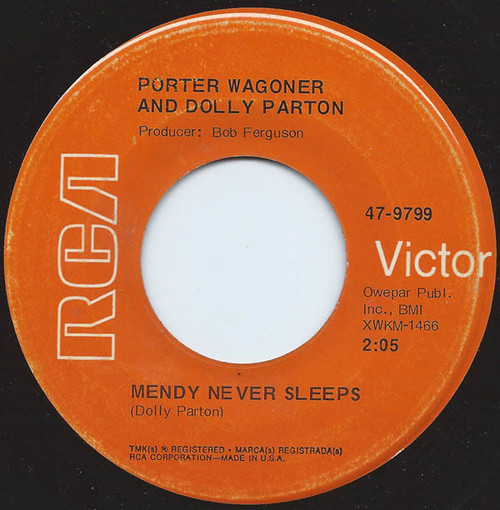 Porter Wagoner And Dolly Parton - Tomorrow Is Forever - RCA Victor - 47-9799 - 7", Single 801537533