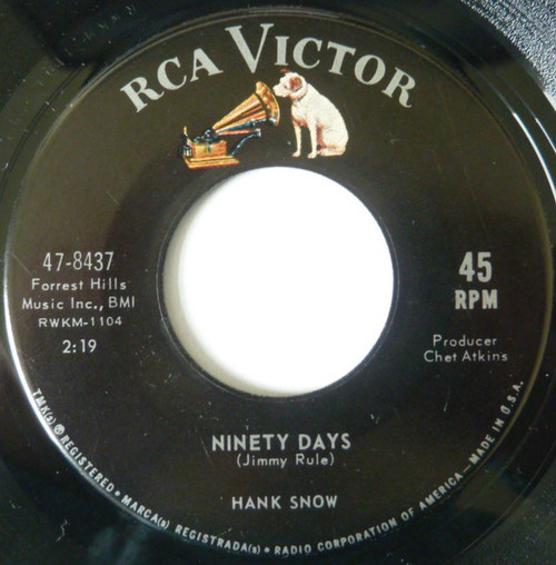 Hank Snow - My Memories Of You (7", Single)