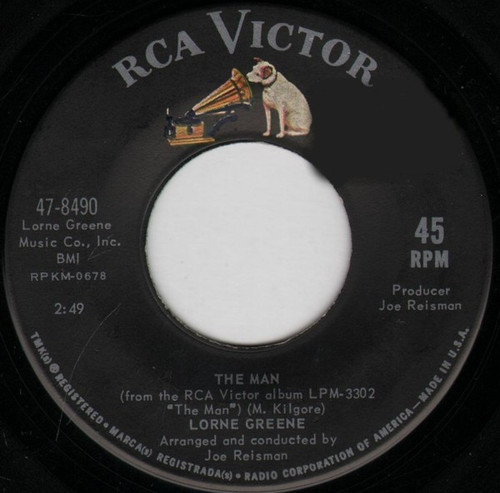 Lorne Greene - The Man / Pop Goes The Hammer (7", Single)