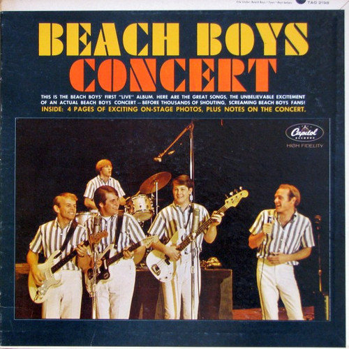 The Beach Boys - Concert (LP, Album, Mono, Gat)