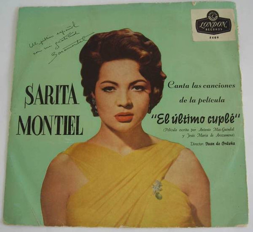 Sarita Montiel* - Canta Las Canciones De La Película "El Último Cuplé" (LP, Album)