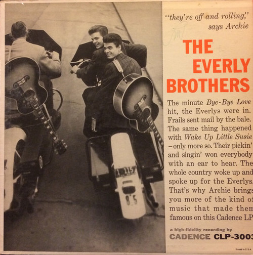 The Everly Brothers* - The Everly Brothers (LP, Album, Mono)