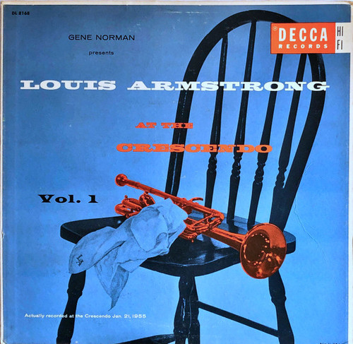 Louis Armstrong - At The Crescendo Vol. 1 (LP, Album, Mono)